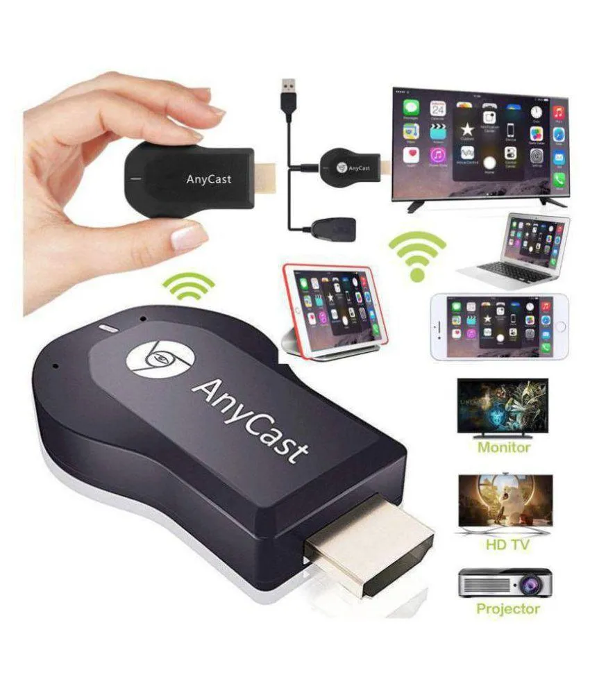 100% Original Anycast Wifi HDMI Dongle Wireless Display Media Streaming Device Media Streaming Device