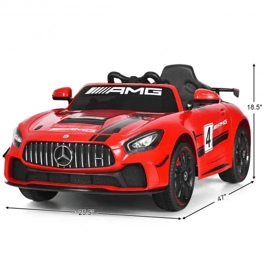 12V Mercedes Benz AMG Licensed Kids Ride On Car-Red