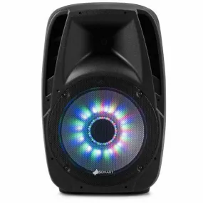 15" 2000W 2-way Powered Speaker with Illuminating Light