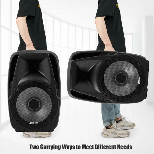 15" 2000W 2-way Powered Speaker with Illuminating Light