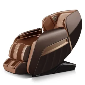 ARES uInfinity Massage Chair with Voice Control Feature (Brown / Gold)