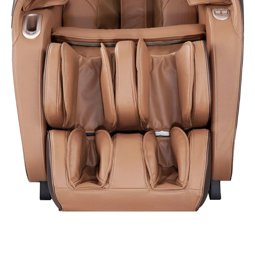 ARES uInfinity Massage Chair with Voice Control Feature (Brown / Gold)