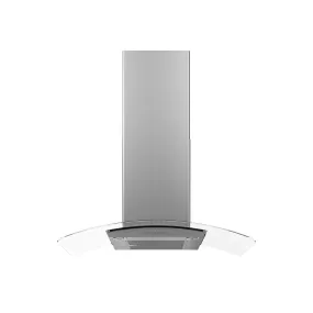 Arietta 30-Inch Dekor Glass 400 CFM Wall Mount Range Hood in Stainless Steel (ADK430SSB)