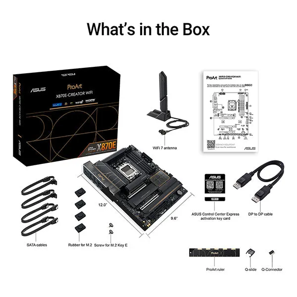 ASUS ProArt X870E-CREATOR WIFI DDR5,Socket AM5 ATX Motherboard