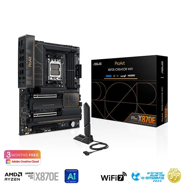 ASUS ProArt X870E-CREATOR WIFI DDR5,Socket AM5 ATX Motherboard