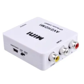 AV to HDMI Converter Composite AV to HDMI Video Adapter RCA to HDMI