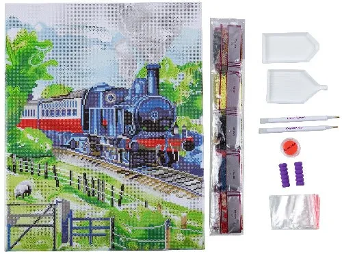 CAK-QVC-4050L-01: Steaming Ahead, 40X50CM Crystal Art kit