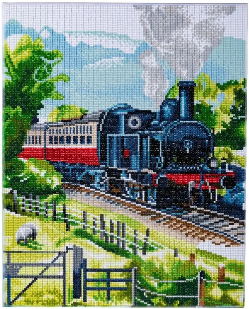 CAK-QVC-4050L-01: Steaming Ahead, 40X50CM Crystal Art kit