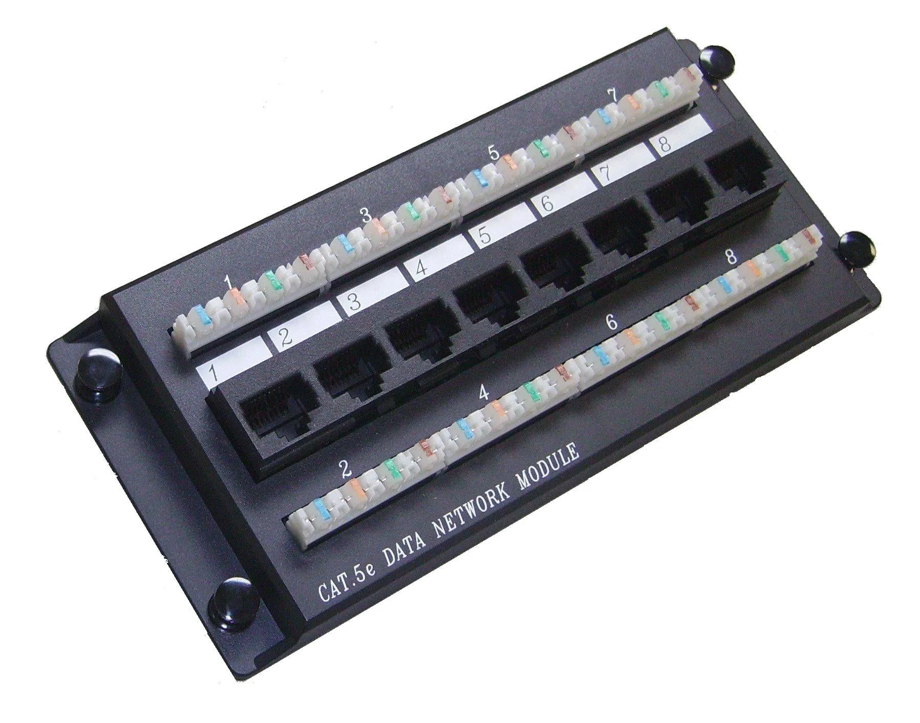 CAT5E Network 8-Port Data Module