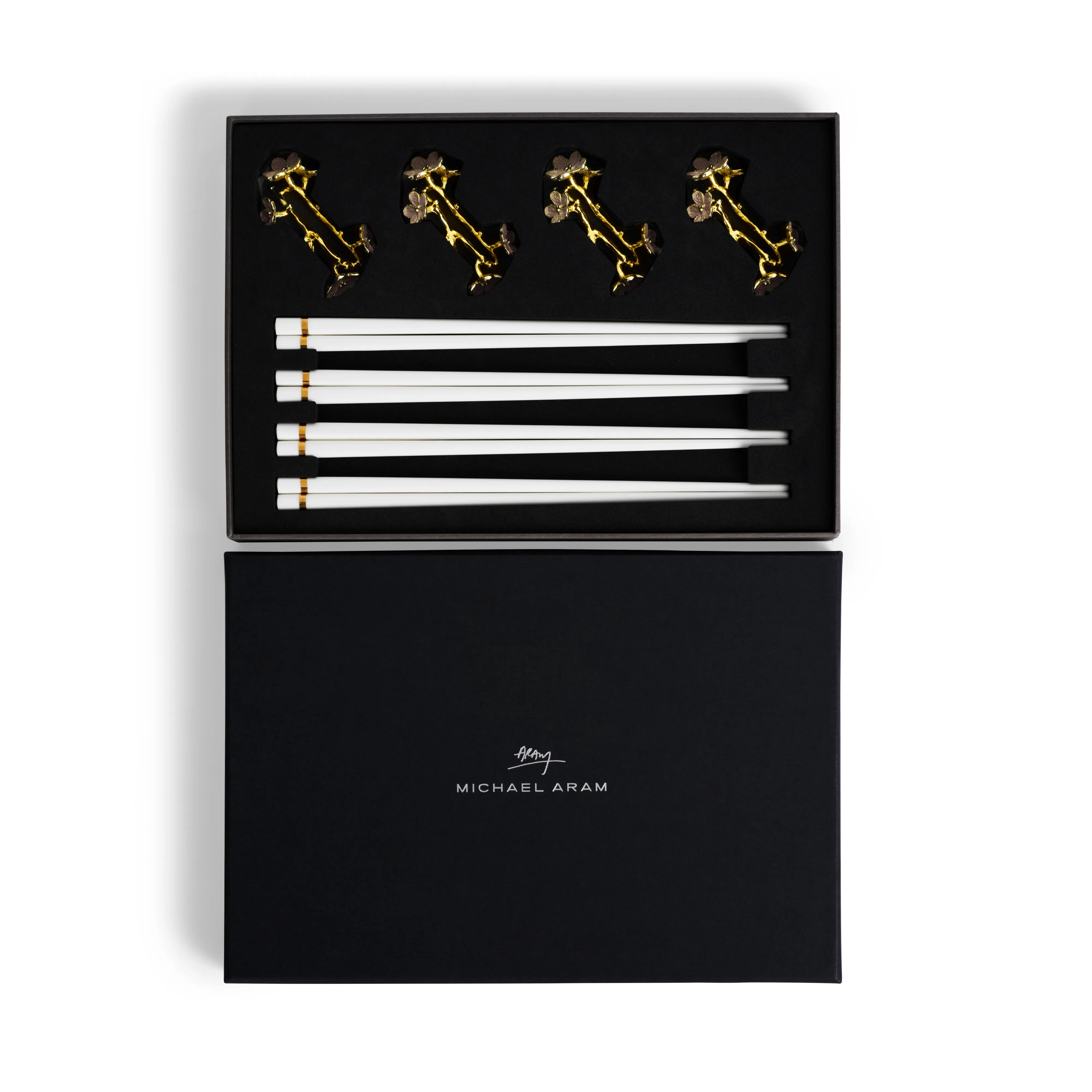 Cherry Blossom Chopsticks & Stands Set