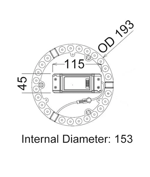 CKTRI: LED Tri-CCT Oyster Conversion Kits (12-24W)