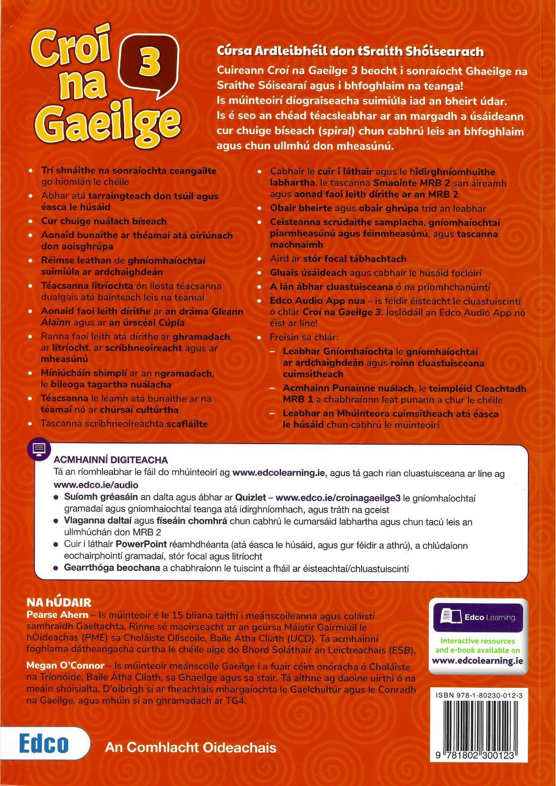 Croí na Gaeilge 3 - Textbook, Activity book and Portfolio Resource Book - Set