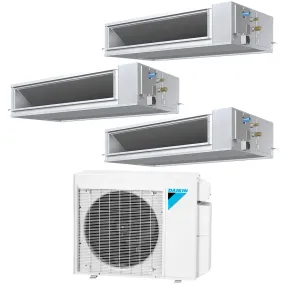 Daikin 3-Zone Concealed Ducted Mini-Split 36000 BTU Heat Pump Air Conditioner 9k   18k   18k - 14.9 SEER2