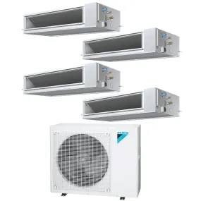 Daikin 4-Zone Concealed Ducted Mini-Split 48000 BTU Heat Pump Air Conditioner 12k   12k   15k   18k - 14.5 SEER2