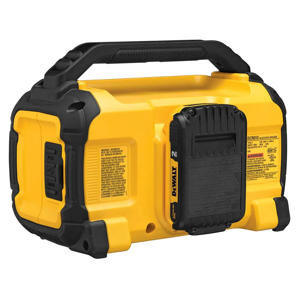 DEWALT 12V/20V MAX Jobsite Bluetooth® Speaker