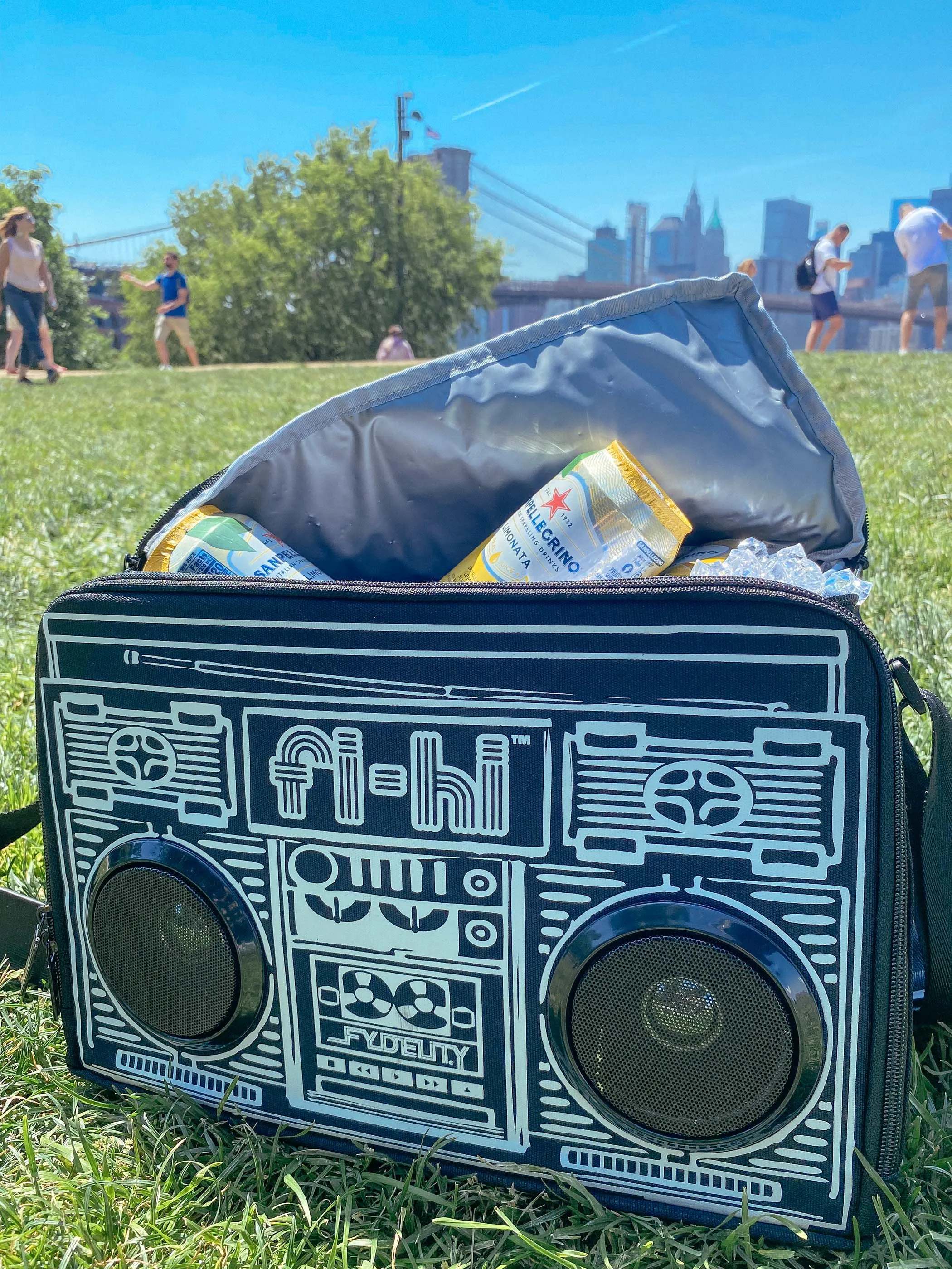 FI-HI Coolio Cooler: Le Boom Box BLACK