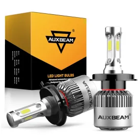 For 2000 Mazda Miata H4/9003 High Low BEAM LED Light Bulbs S2-Series COB 270°/360° Beam 8000LM