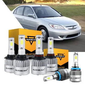 For 2006-2015 HONDA CIVIC LED Light Bulbs S2-Series COB 360° Beam 16000LM