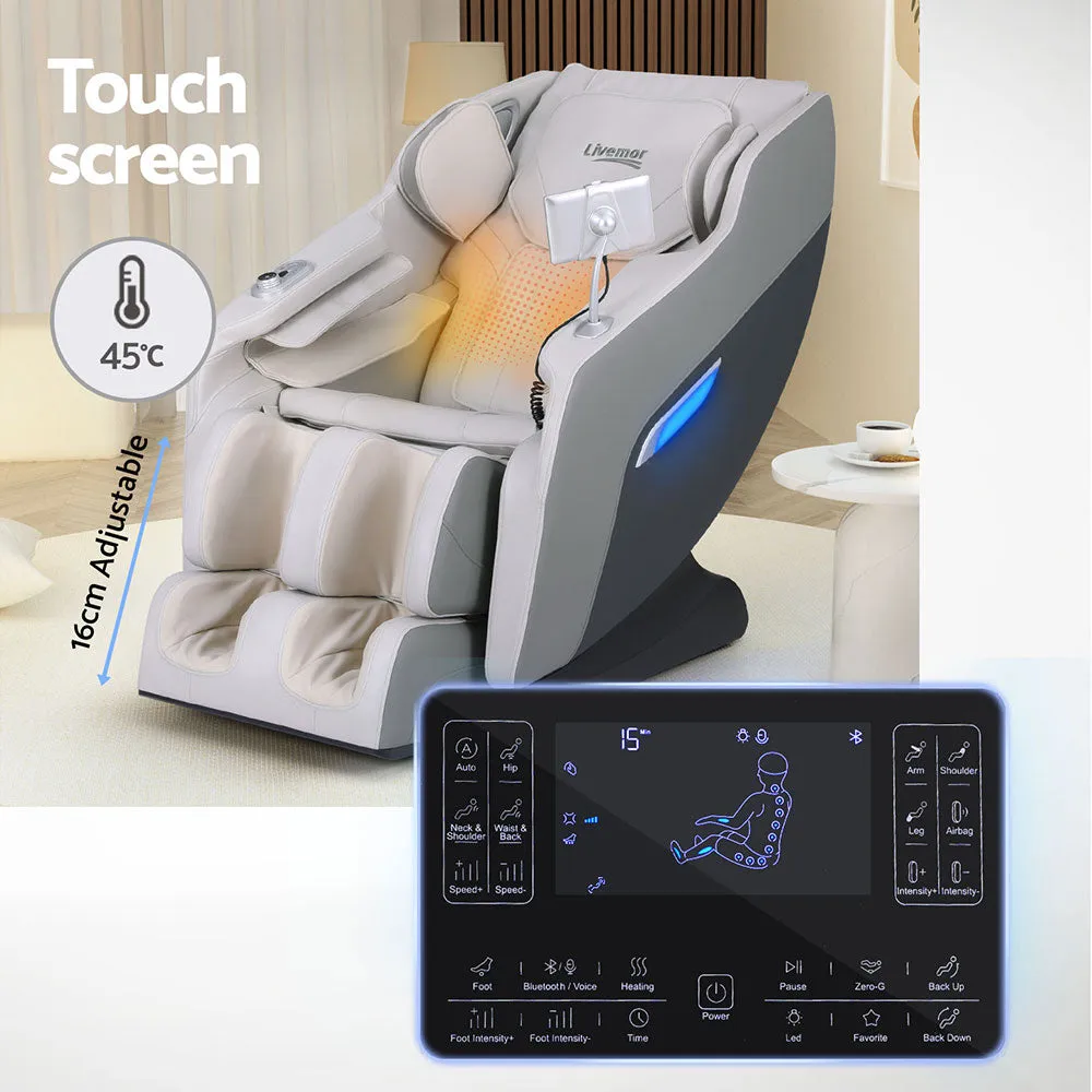 Full Body Electric Massage Chair Recliner w/ Bluetooth - Livemor