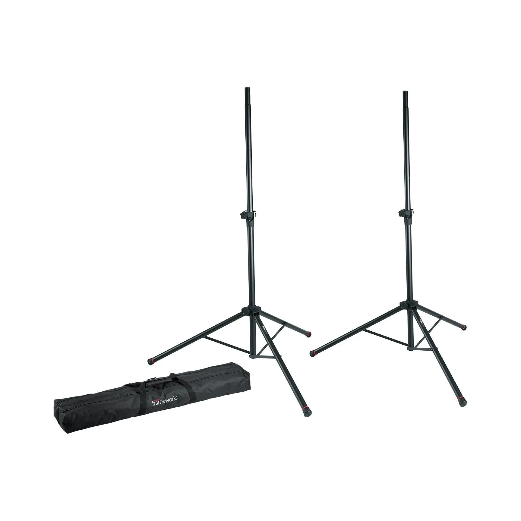 Gator Frameworks Speaker Stand pair with Carry Bag