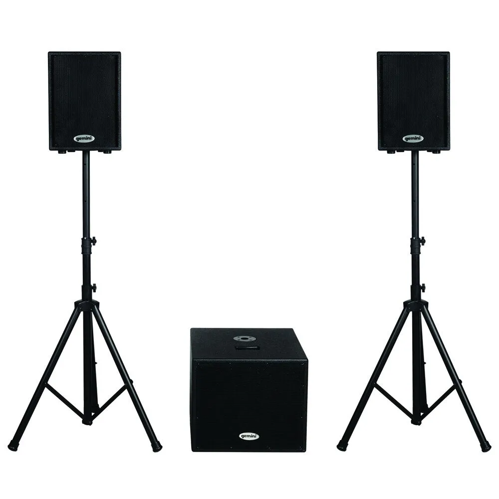 Gemini XTR-500 Complete Powered Speaker System