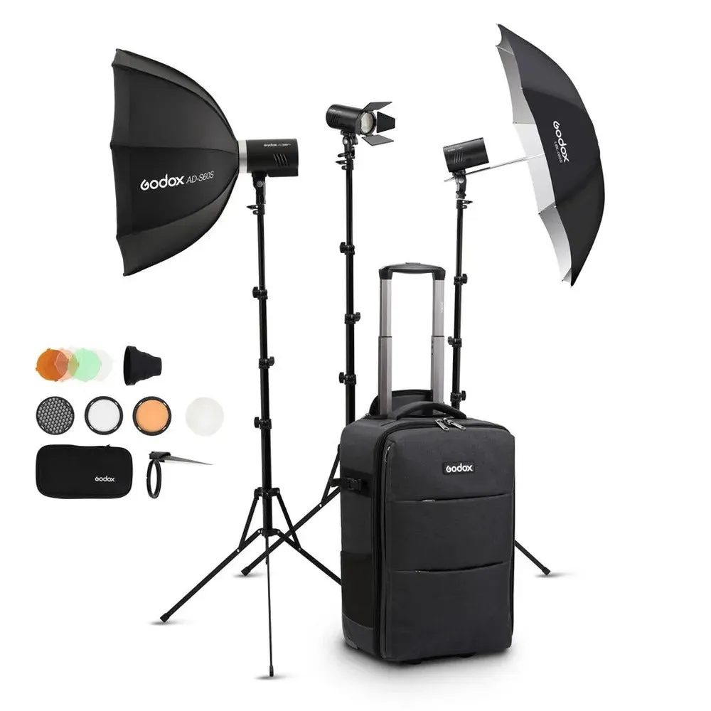 Godox AD100Pro & AD300Pro 3-Light Kit