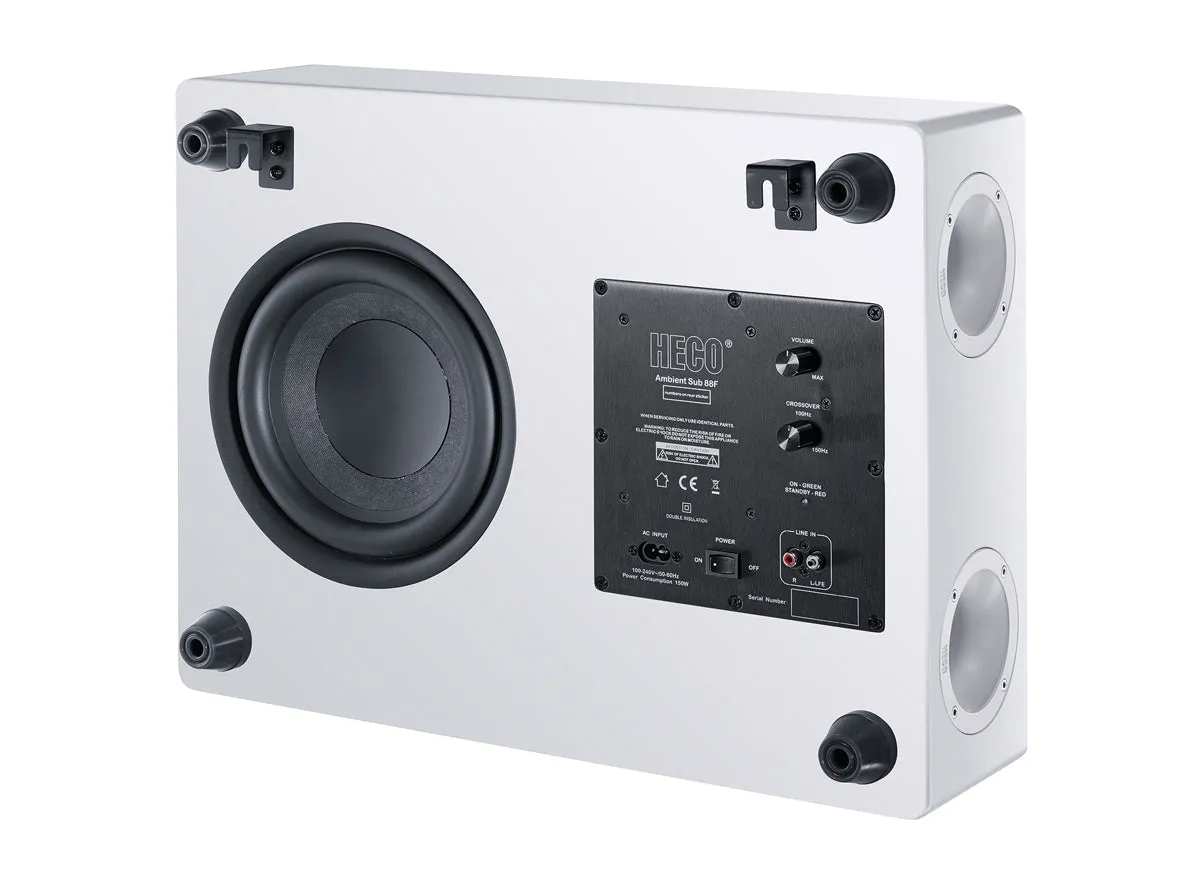 Heco Ambient Sub 88 F Powered Compact-Subwoofer