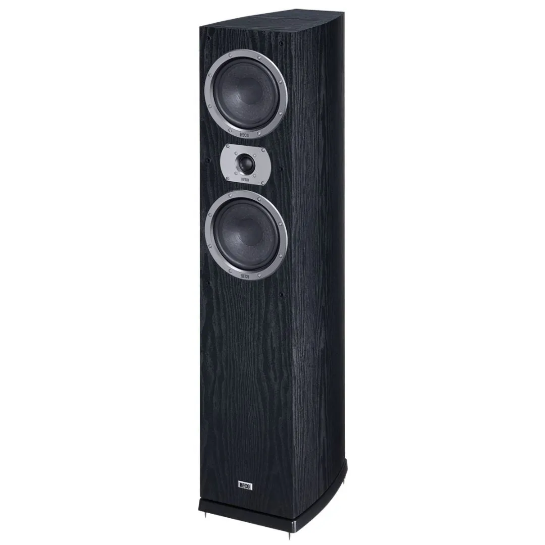 HECO Victa Prime 502 Two-and-a-Half-Way Floorstanding Speaker with Enhanced Audio Clarity