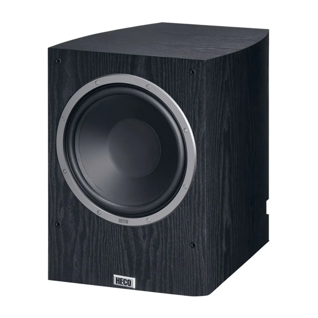 HECO Victa Prime Sub 252A High-Performance Powered Bass-Reflex Subwoofer