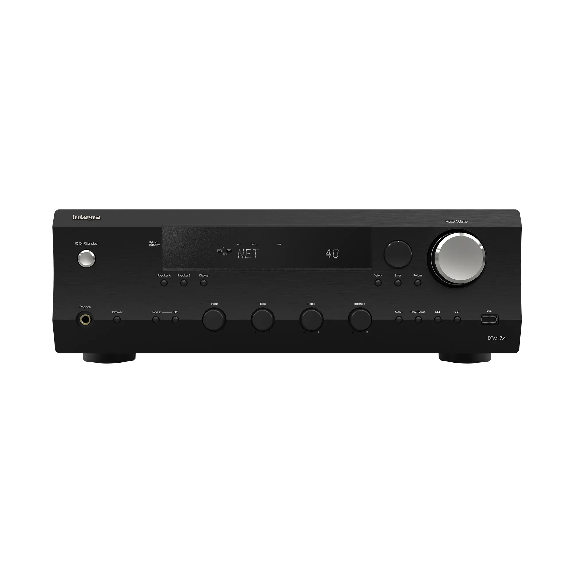 Integra DTM-7.4 High-Fidelity Network Stereo A/V Receiver with Advanced HDMI Support