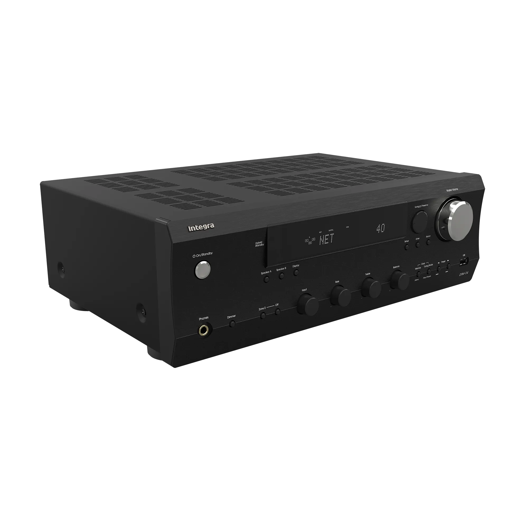 Integra DTM-7.4 High-Fidelity Network Stereo A/V Receiver with Advanced HDMI Support