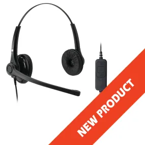 JPL Mid-level USB Monaural/ Binaural Headset w/ Noise-canceling Mic & Volume/Mute Control (JPL-400M-USB/ JPL-400B-USB)