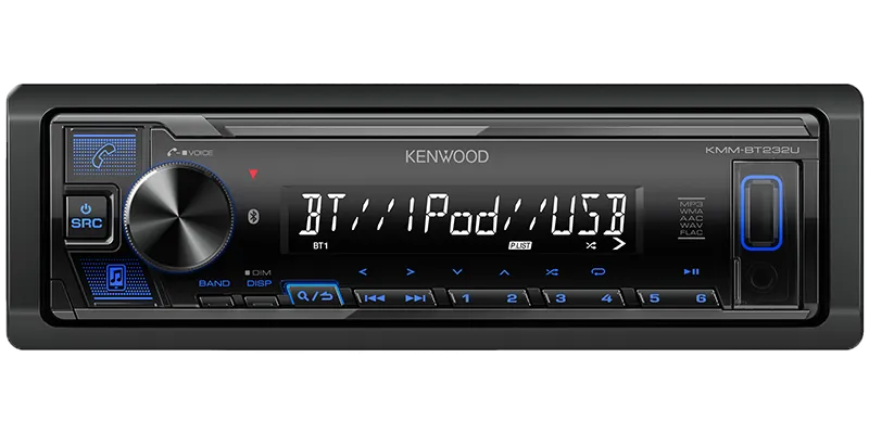 Kenwood KMM-BT232U Digital Media Receiver with Bluetooth