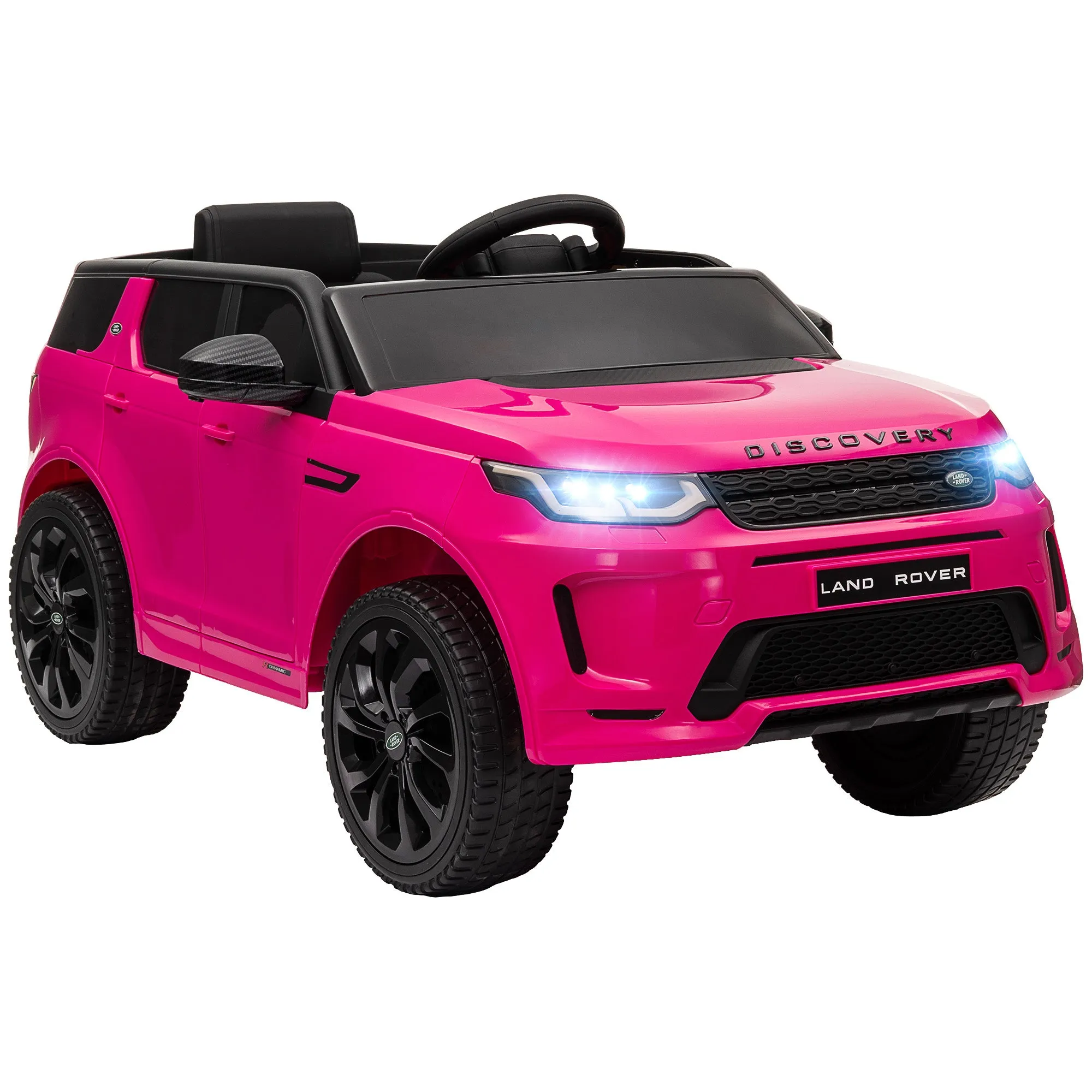 Land Rover Licensed Kids Electric Car w/ Remote Music - Pink