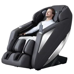 MassaMAX 2022 Massage Chair Recliner, Zero Gravity Full Body Yoga Stretching with Intelligent AI Voice Control-Black