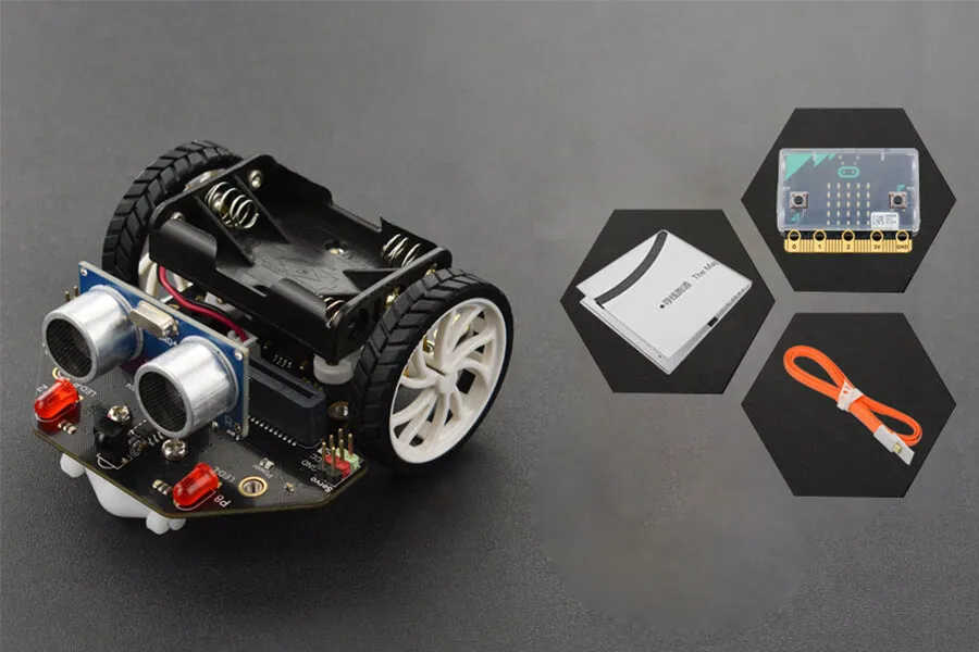 micro: Maqueen Lite (with micro:bit V2 & Enclosure/ Cable/ Track Map) (Discontinued)