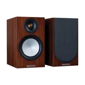 Monitor Audio Silver 50 Bookshelf Speakers Pair 7G Walnut