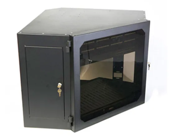 Network Rack, Corner Wall Mount Enclosure, 12U