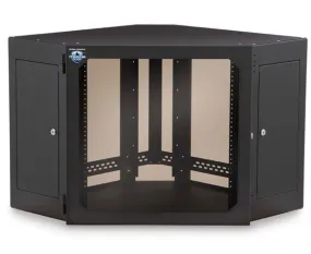 Network Rack, Corner Wall Mount Enclosure, 12U