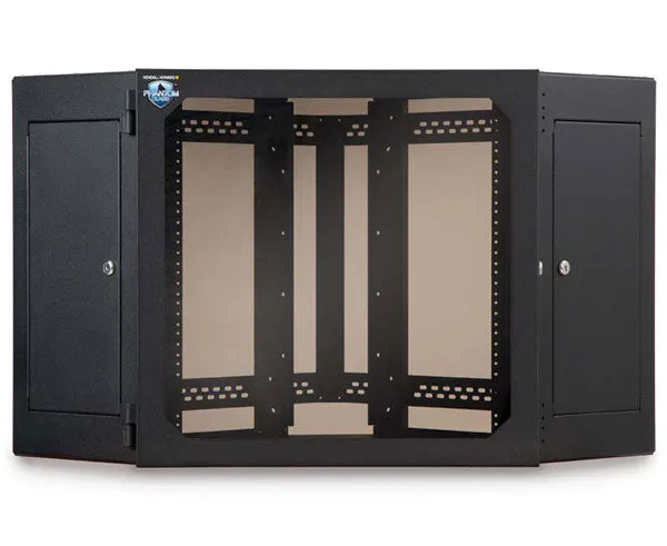 Network Rack, Corner Wall Mount Enclosure, 12U