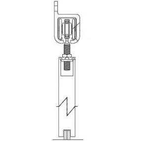 Pemko H600S-SW/6 Side Wall Mount Track System 72" Inch