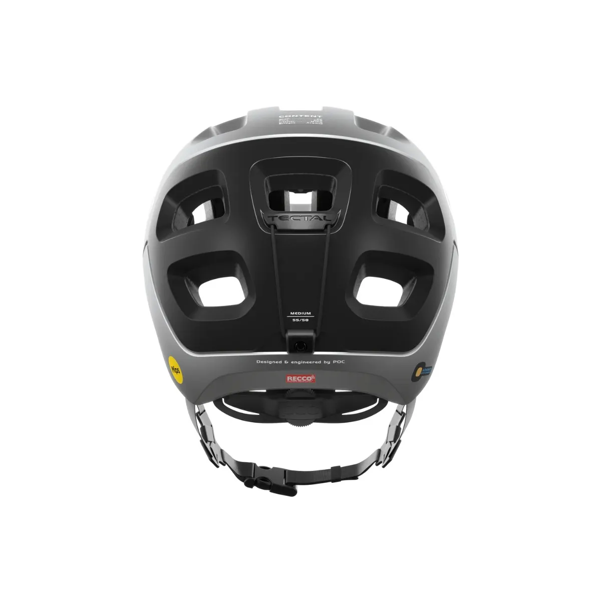 POC Tectal Race MIPS Helmet Gray White