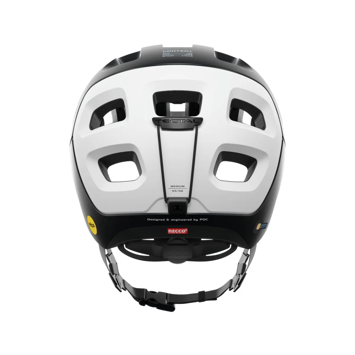 POC Tectal Race MTB Mips Helmet Black White