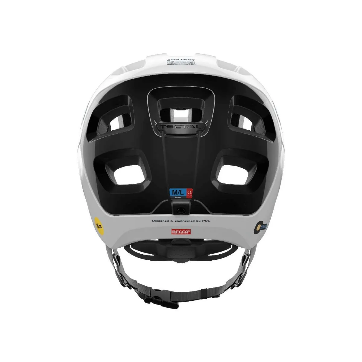 POC Tectal Race MTB Mips Helmet White Black