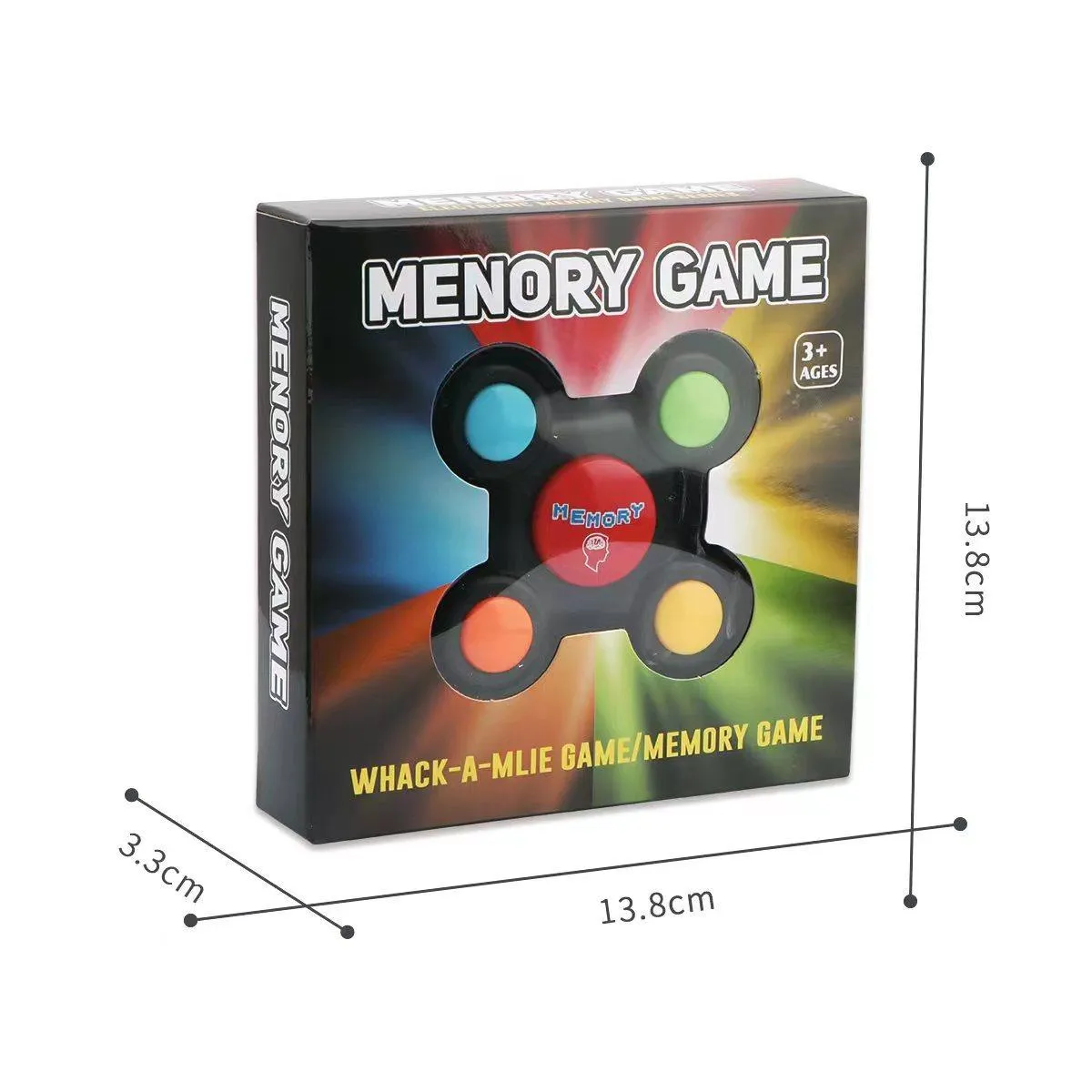 Pocket Rubik's Cube Memory Training Hand Brain Game Interactive Toys, TO0080