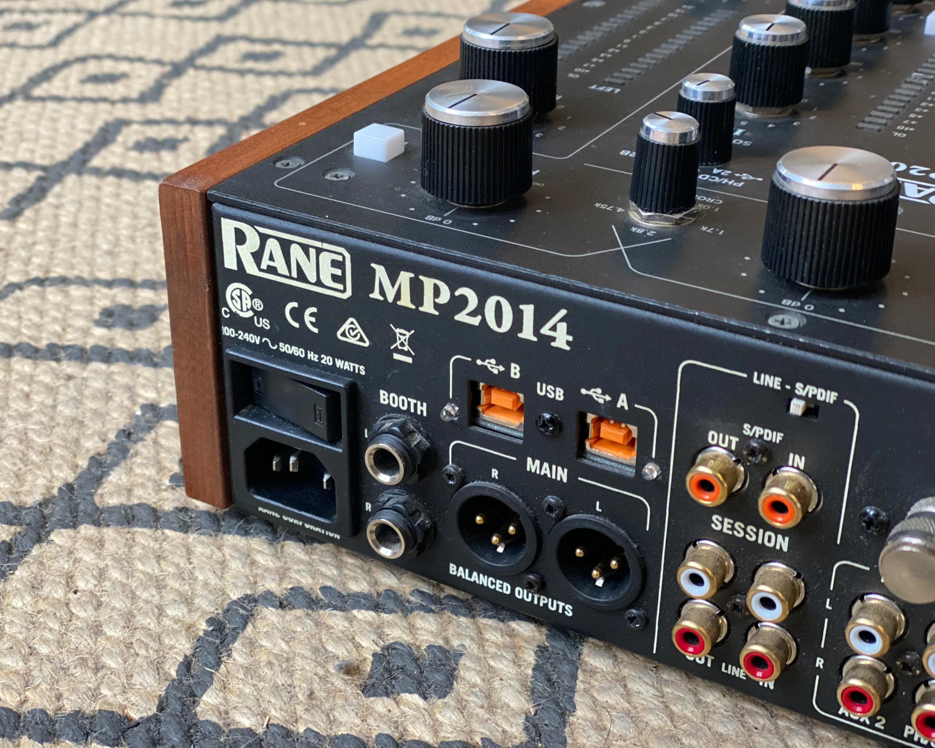 RANE MP2014 2-channel Rotary Mixer