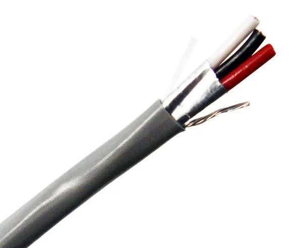 Riser Shielded Stranded Cable, 18/3 AWG, CL3R