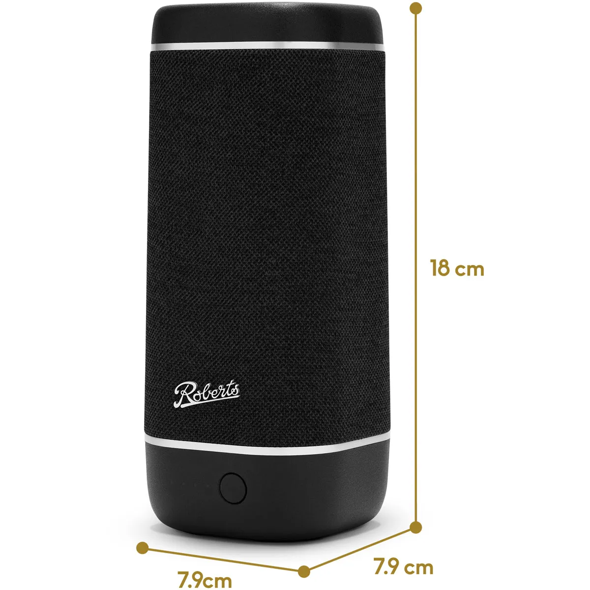 Roberts Reunion Portable Waterproof Bluetooth Speaker Black