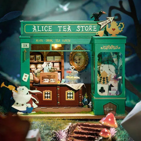 Robotime Diy Mini House Alices Tea Store