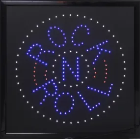 Rock n Roll Framed LED Sign